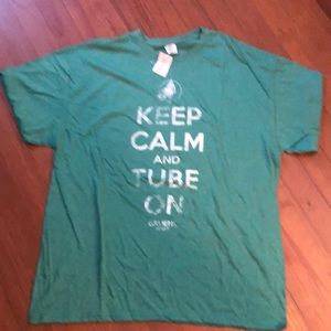 NWT Keep Calm and Tube On T-shirt Men’s Size XL